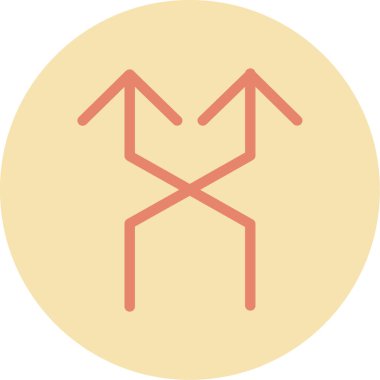 Modern zodyak simgesinin vektör çizimi