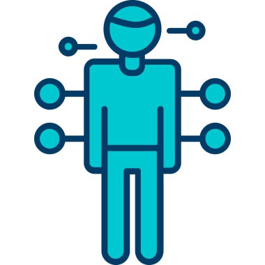 man simgesi vektör illüstrasyonu