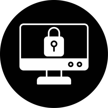 güvenlik sistem simge vektör