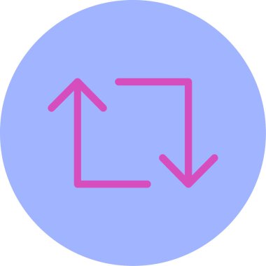 Ok. Web simgesi basit illüstrasyon