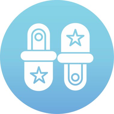 ilaç hapları web simgesi, basit vektör illüstrasyonu