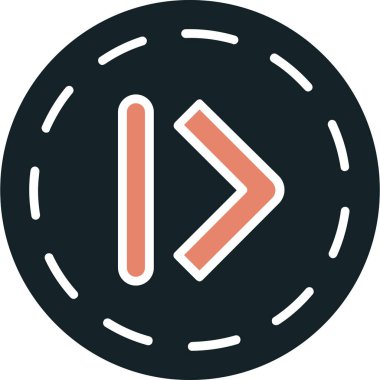 Yönlendirme Simgesi Moda Biçiminde İzole Arkaplan