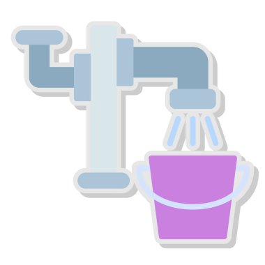 Su musluğu. Basit tasarım