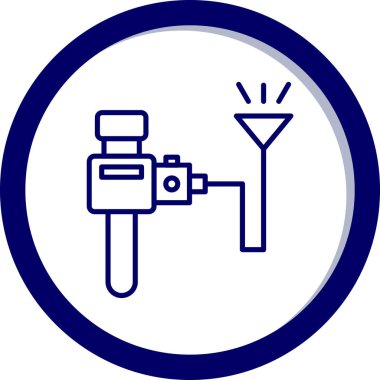 kamera simgesi vektör illüstrasyonu