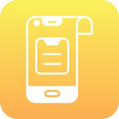 cep telefonu vektör simgesi. düz çizim tasarımı.