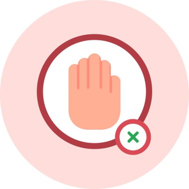 parmak jesti vektör illüstrasyonu