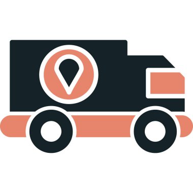 araba simgesi vektör illüstrasyonu