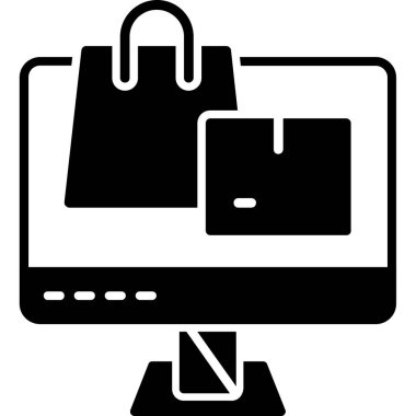 çevrimiçi alışveriş kavramı, vektör illüstrasyonu