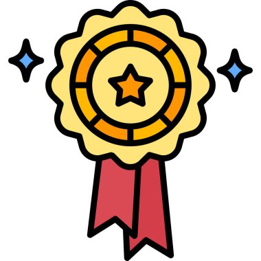 ödül ödül ikonu doldurulmuş - özet biçimi