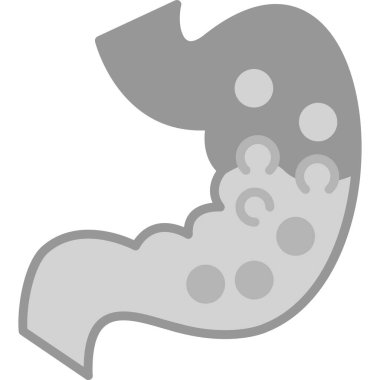 Mide simgesi, anahat stili