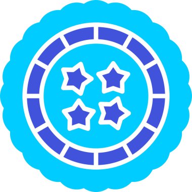 Kumarhane yonga simgesi, basit vektör illüstrasyonu