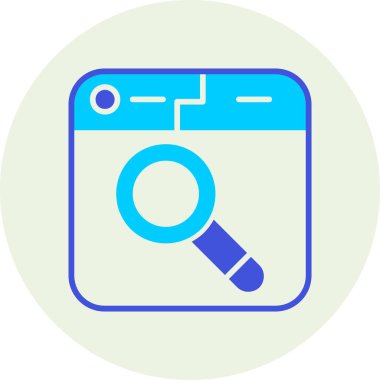 seo modern simgesinin vektör illüstrasyonu