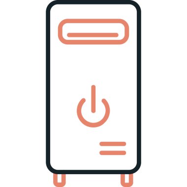 Güç. Web simgesi basit illüstrasyon