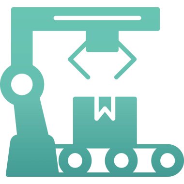 Vinç. Web simgesi basit illüstrasyon