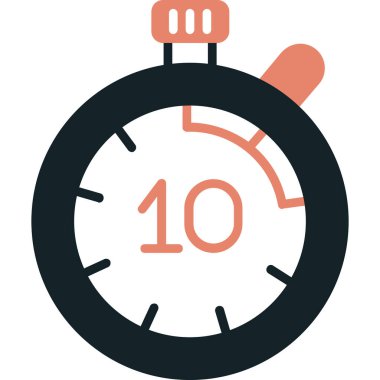 Alarm saat vektör simgesi