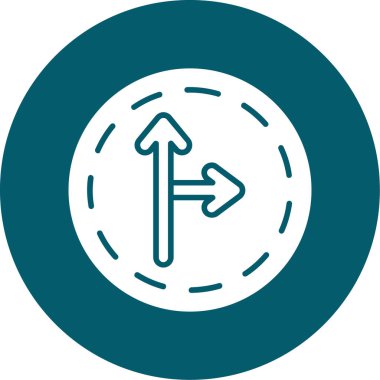 ok simgesinin vektör illüstrasyonu