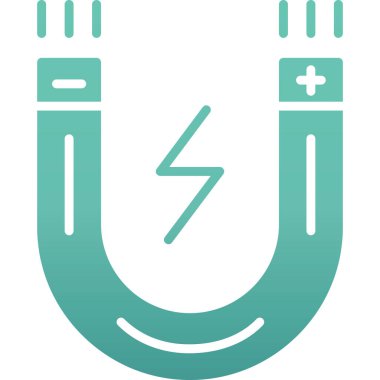 Elektrik dolgu simgesinin vektör illüstrasyonu