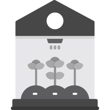 Ev. Web simgesi basit illüstrasyon