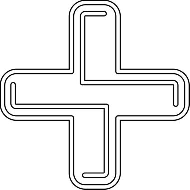 çapraz simge, basit tasarım