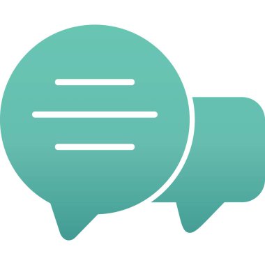 Konuşma baloncukları ikon vektör çizimi