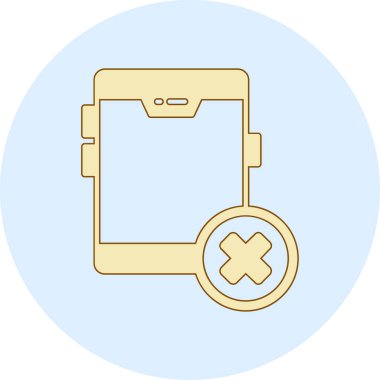 Telefon simgesi vektör illüstrasyonu