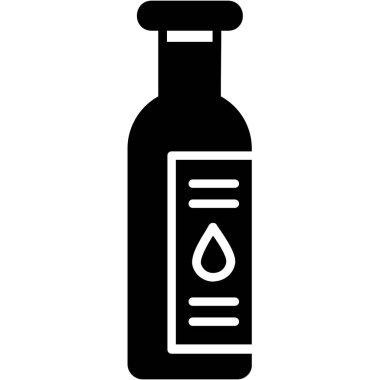 şişe simgesi, vektör illüstrasyonu