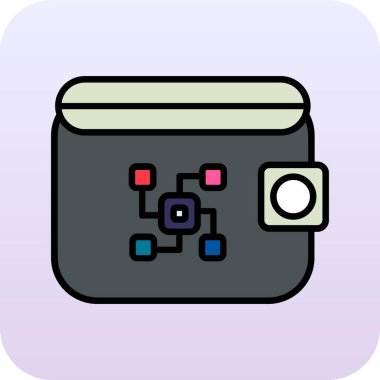 Modern b 'nin vektör illüstrasyonu eksik simgesi