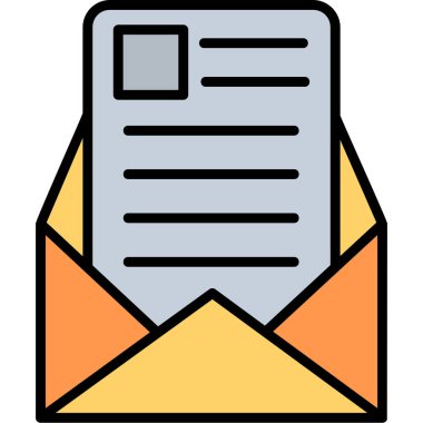 e- posta simgesi vektörü.