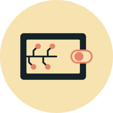 şebeke. Web simgesi basit illüstrasyon