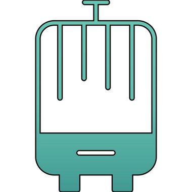 Klima vektör simgesi, basit tasarım vektörü