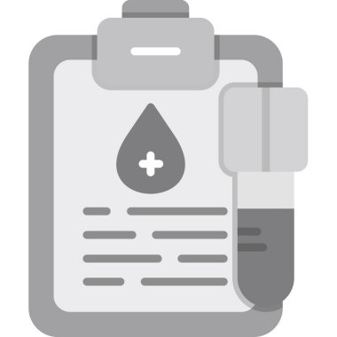 Kan torbası kan damlası ikonu, taslak biçimi