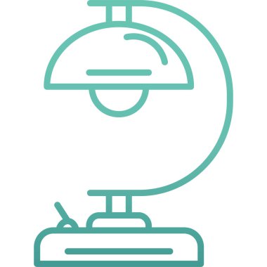 Modern ve renkli bir simgenin vektör çizimi