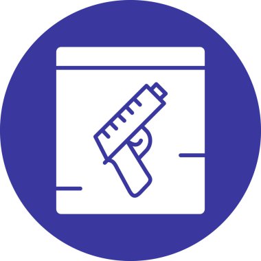 Kalem. Web simgesi basit illüstrasyon