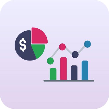 iş düz simgesi, vektör, illüstrasyon