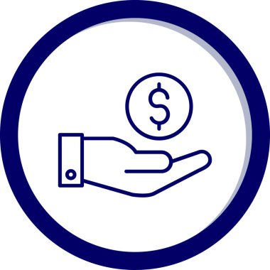 dolar simgesivektör illüstrasyon