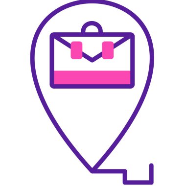 Bir kadın simgesinin vektör çizimi