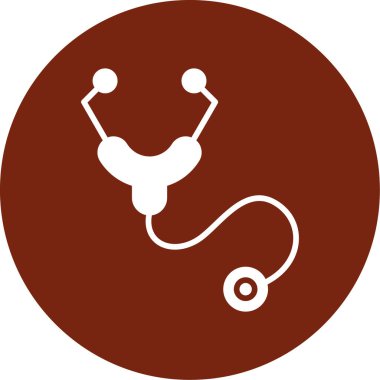 Steteskop ikonu. vektör tasarımı