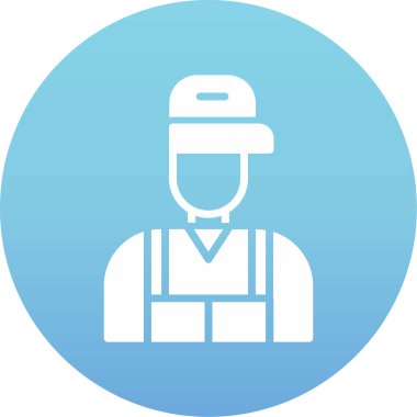 vektör inşaat kask simgesi