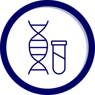DNA simgesi vektör illüstrasyonu
