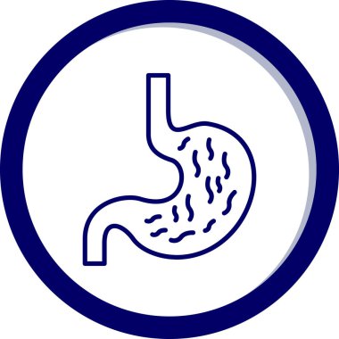 Midem. Web simgesi basit illüstrasyon
