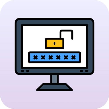 Web simgesi, internet teknolojisinin vektör illüstrasyonu