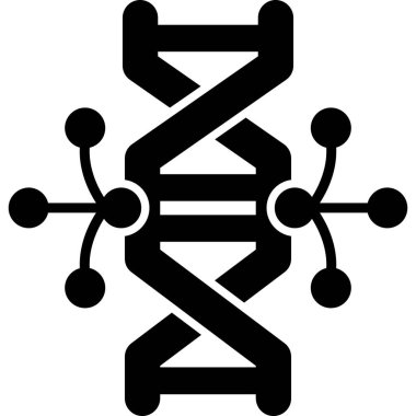 DNA simgesi vektör illüstrasyonu