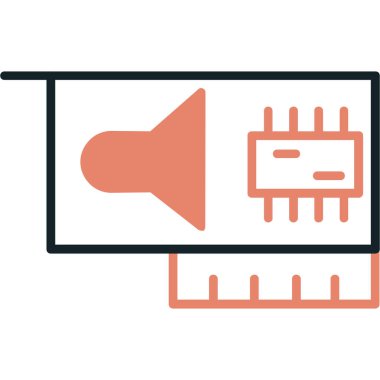 Wi-Fi sinyal vektör illüstrasyon tasarımı ile bilgisayar ekranı