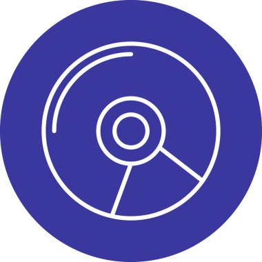 vektör cd simgesi illüstrasyonu