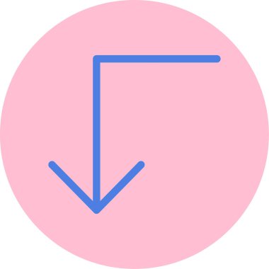 Ok. Web simgesi basit illüstrasyon