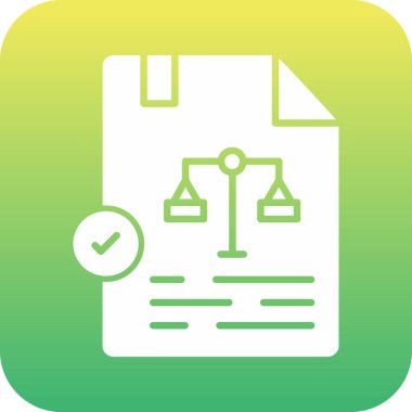 Vektör belgesi Simge illüstrasyonu