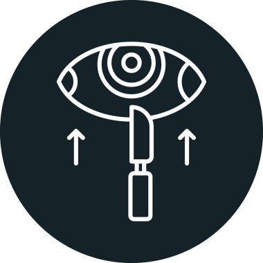 Göz simgesi vektör illüstrasyonu