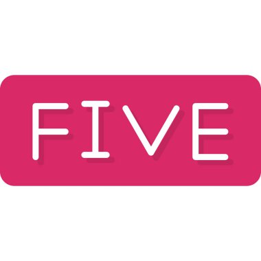 Modern arkaplanda beş izole edilmiş