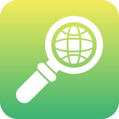 Arama simgesi vektör illüstrasyonu