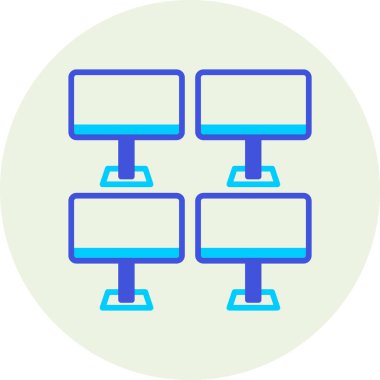 ağ paylaşım simgesi çizimi